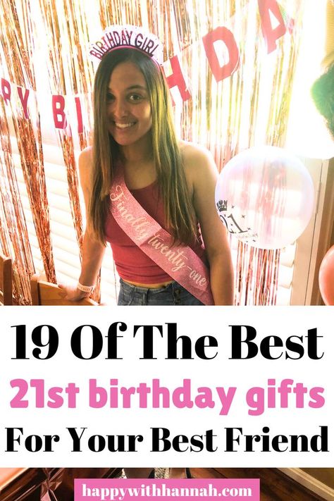 These 21st birthday gifts are sooo good! They are perfect for your best friends 21st birthday! I can't wait to order the 21st birthday sash and claw clip for my friend's 21st birthday! #21stbirthdaygifts 21st Birthday Gifts For Guys, 21st Birthday Gifts For Boyfriend, Best 21st Birthday Gifts, 21st Birthday Gifts For Best Friends, Diy 21st Birthday Gifts, 21st Birthday Boy, 21st Birthday Sash, Main Character Moment, Gifts For Your Best Friend