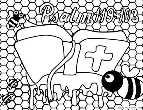 Your Word Sweeter Than Honey (Coloring Page) Coloring pages are a great way to end a Sunday School lesson. They can serve as a great take home activity. Or sometimes you just need to fill in those … Honey Craft, Children Church, Sweeter Than Honey, Your Word, Sunday School Lessons, The Word Of God, Bible Crafts, Youth Group, Kids Church