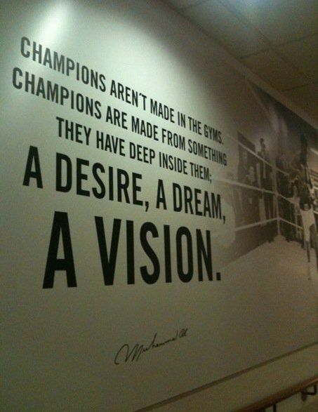 The stuff champions are made of Champions Quotes, Muhammed Ali, Career Change, At Home Gym, Inspirational Pictures, Fitness Quotes, Inspire Me, Get Fit, Wise Words