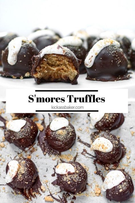 Low Carb Cheesecake, Valentine Desserts, Marshmallow Creme, Truffle Recipe, Bake Desserts, Scrumptious Desserts, S'mores, Yummy Desserts, Graham Cracker