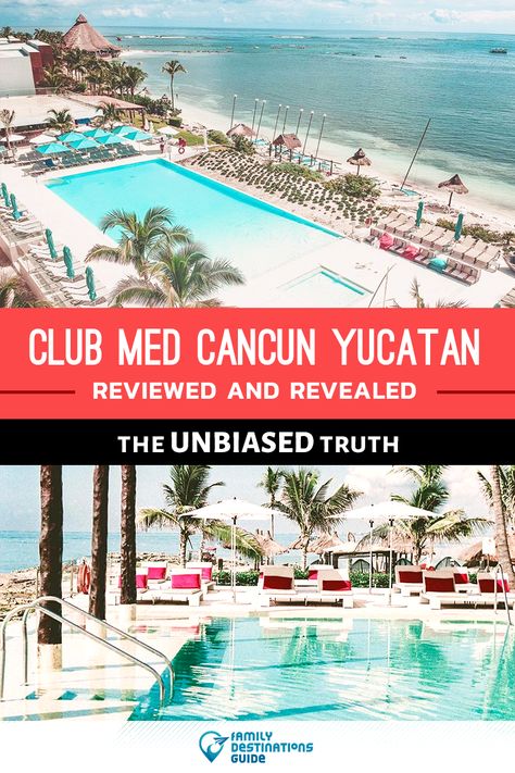 Considering a stay at the Club Med Cancun but not sure if it’s right for you? We’re FamilyDestinationsGuide, and we’re here to help: Our Club Med Cancun Yucatan reviews reveal everything you need to know - and then some. Is this resort worth your money? Discover the truth now. #clubmedcancun #clubmedcancunyucatan #clubmedyucatan #clubmedcancunreview #cancunresorts Cancun Excursions, Club Med Cancun, Tulum Mexico Beach, Cancun Vacation, Cancun Resorts, Family Vacay, All Inclusive Resort, Family Destinations, Tulum Mexico