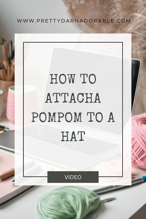 In this video I will be showing you how to attach a pom pom to a knit or crochet hat so that it can be removed for cleaning.   https://youtu.be/VqmtRDlt-s8 How To Attach A Pom Pom To A Hat, Double Pompom Crochet Hat, Crochet Hat Two Pom Poms, Crochet Double Pom Pom Hat Free Pattern, Attaching Pom Pom To Crochet Hat, Free Tag, Unique Crochet, Knit Or Crochet, Fun Crafts