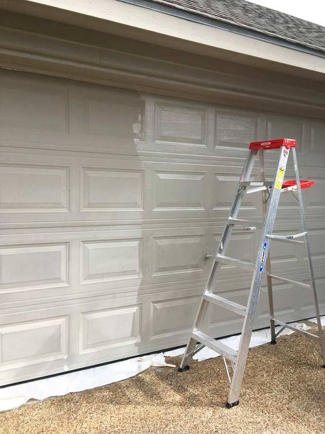 Dress Up Garage Door, Garage Skins Before And After, Garage Door Makeover Before And After, Cleaning Garage Doors, What Color To Paint Garage Doors, How To Paint A Garage Door, Garage Doors Makeover, Garage Door Ideas Curb Appeal, Garage Door Painting Ideas