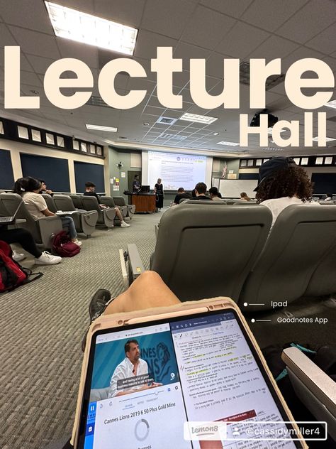 Studying aesthetic, sitting in a lecture hall at university, undergrad college marketing degree University Lecture Aesthetic, Lecture Hall Aesthetic, Lecture Aesthetic, Uni Vibes, College Marketing, University Lectures, Marketing Degree, Studying Aesthetic, Lecture Hall