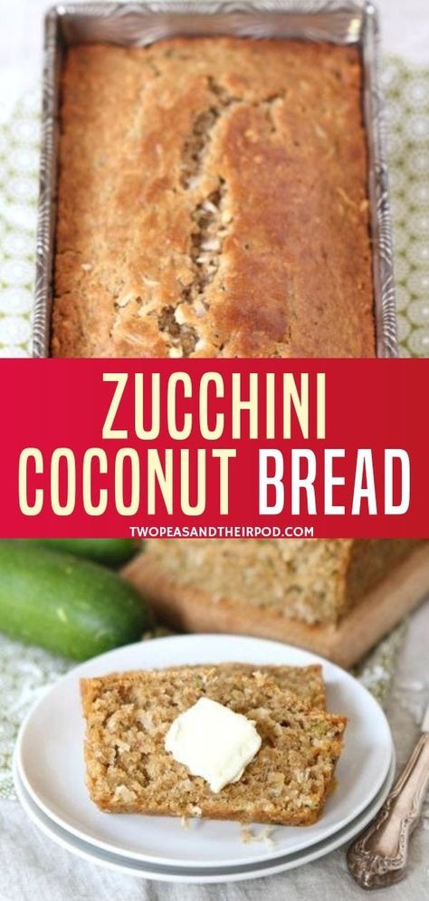 Coconut Zucchini Bread Recipes, Zucchini Coconut Bread, Coconut Flour Zucchini Bread, Coconut Bread Recipe, Zucchini Recipes Dessert, Keto Bread Recipe, Keto Banana Bread, Summer Zucchini, Best Keto Bread