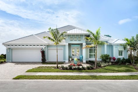 #DigitizeYourConsciousness Florida Homes Exterior, Great Room Layout, Florida House Plans, Florida Interior Design, Turquoise Decor, House Of Turquoise, Old Florida, Shades Of Turquoise, Parade Of Homes