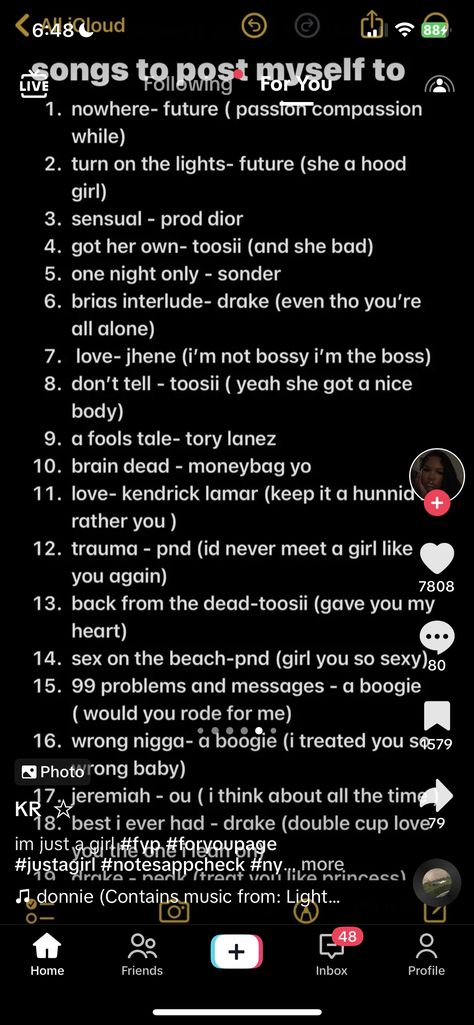 Nba Youngboy Songs To Listen To When, Interlude Playlist, Songs For Crushing On Someone, Hood Love Songs, Hood Playlist Songs, Songs To Post Yourself To, Songs To Post Yourself With On Instagram, Relationship Songs, Good Playlists