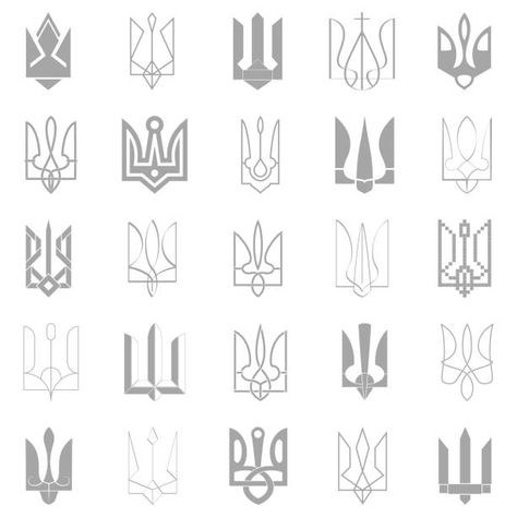 Tryzub Tattoo, Ukrainian Tattoo, Trident Tattoo, Ukrainian Art, Small Tattoo Designs, Wedding Tattoos, Drawing Projects, Tattoo Work, Ankle Tattoo