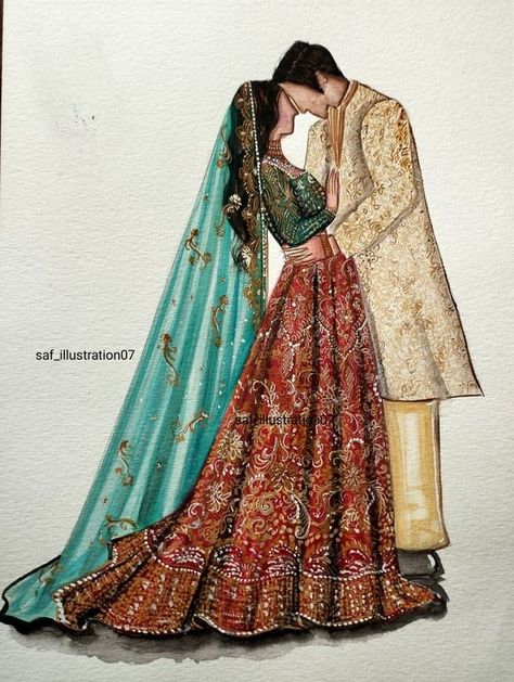 Couple illustration | #wedding #portrait #illustration #weddingday #affiliate Wedding Caricature Couple, Wedding Illustration Drawings, Wedding Illustration Couple, Illustrated Couple, Wedding Couple Illustration, Bride Illustration, Bridal Illustration, Bride Fashion Illustration, Couple Illustration Wedding