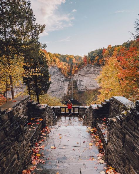 Upstate Ny Aesthetic, Upstate New York Aesthetic, Upstate New York Summer, Fall In Upstate New York, Upstate New York Fall Foliage, Fall Foliage Trips, Upstate New York Waterfalls, Letchworth State Park, Fall Vacations