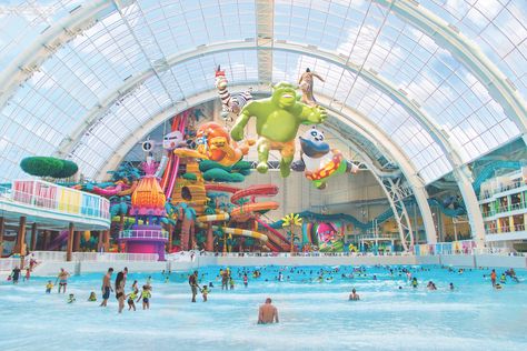 American Dream Mall, Dive In Movie, Dream Water, Poolside Cabana, Spring Break Destinations, Wave Pool, Family Vacay, Roller Coasters, Concession Stand