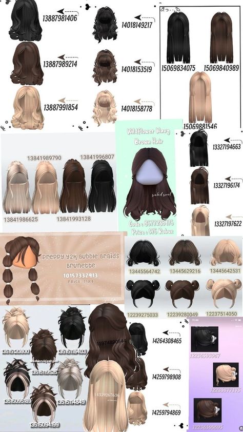 Berry Avenue Codes Curly Hair, Hair Codes For Berry Ave, Berry Avenue Hair, Berry Outfit, Cute Bangs, Roblox Code, Roblox Clothes, Brown Curly Hair, Outfit Codes