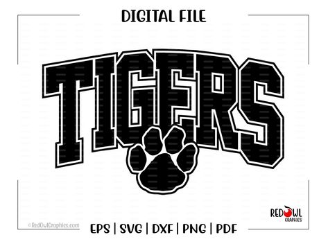 Tiger Pride School Spirit, Tigers Football Svg, Spirit Wear Designs, School Spirit Shirts Designs, Tigers Svg, School Shirt Designs, Business Printables, Tiger Football, School Spirit Shirts