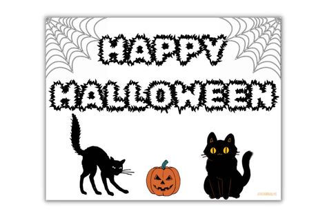 Happy Halloween Printable, Happy Halloween Sign, Happy Halloween Signs, Halloween Printables Free, Halloween Sign, Halloween Printable, Free Halloween, Halloween Pictures, Halloween Signs