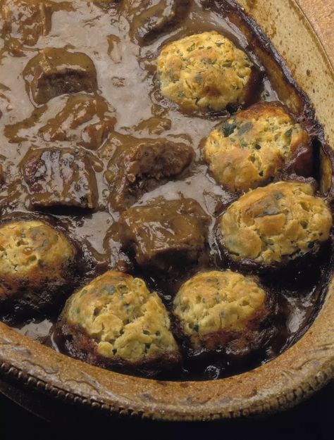 Beef Stew with Newcastle Brown Ale and Dumplings Recipe Beef Stew With Dumplings, Heathly Recipes, Steak And Kidney Pie, Newcastle Brown Ale, Stew And Dumplings, Dumplings Recipe, Brown Ale, Beef Stew Recipe, Dumpling Recipe