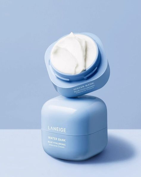 🌊 Dive into Hydration with LANEIGE Water Bank Blue Hyaluronic Intensive Cream! 🌊 Quench your skin's thirst with LANEIGE's latest innovation, the Water Bank Blue Hyaluronic Intensive Cream. Infused with Blue Hyaluronic Acid, this cream provides deep hydration, strengthens the skin barrier, and promotes a plump, dewy complexion. Perfect for all skin types, it’s your ultimate ally for radiant, healthy-looking skin. 🌟 Key Benefits: 💧 Deep, long-lasting hydration 🛡️ Strengthens skin barrier ✨ En... Packaging Skincare, Laneige Water Bank Blue Hyaluronic, Blue Cosmetic, Laneige Water Bank, Cosmetic Design, Dewy Skin, Skin Barrier, Skin Care Essentials, K Beauty