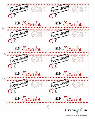 Free Printable Santa Gift Tags, Santa Gift Tags Printable, Santa Label, Santa Tags, Santa Tag, Santa Gift Tags, Free Printable Gift Tags, Christmas Gift Tags Printable, Free Gift Tags