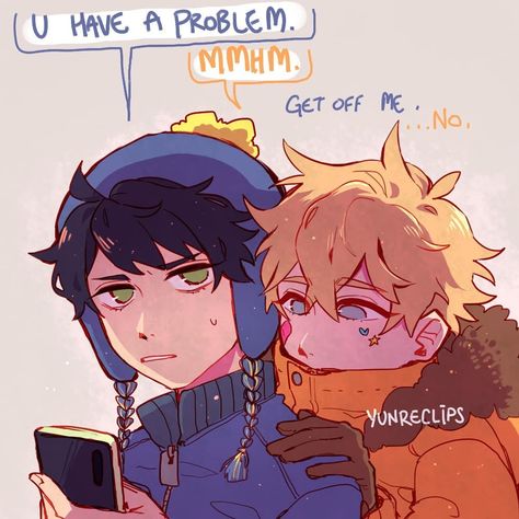 South Park Crenny Fanart, South Park Kenny X Craig, South Park Fanart Ships, Crenny Sp, South Park Ship Fanart, South Park Fanart Craig, Bottom Craig, Craig And Kenny, Crenny Fanart