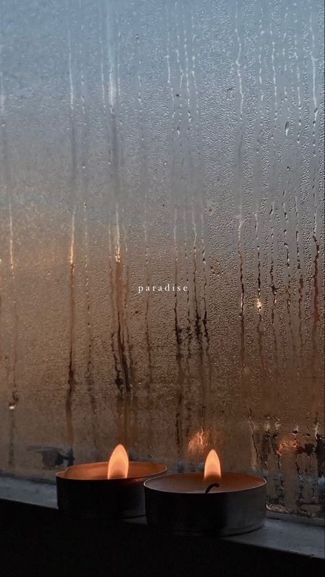 Rain Aesthetic Instagram Story, Candle Background, Rainy Winter, Rainy Day Aesthetic, Rain Wallpapers, Candles Photography, Candle Aesthetic, Instagram Frame, Minimalist Wallpaper