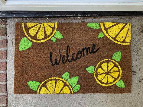 Summer Welcome Sign, Home Door Mat, Doormat Funny, Home Door, Welcome Friends, Hello Sunshine, Welcome Mat, Flip Flop, Funny Cute