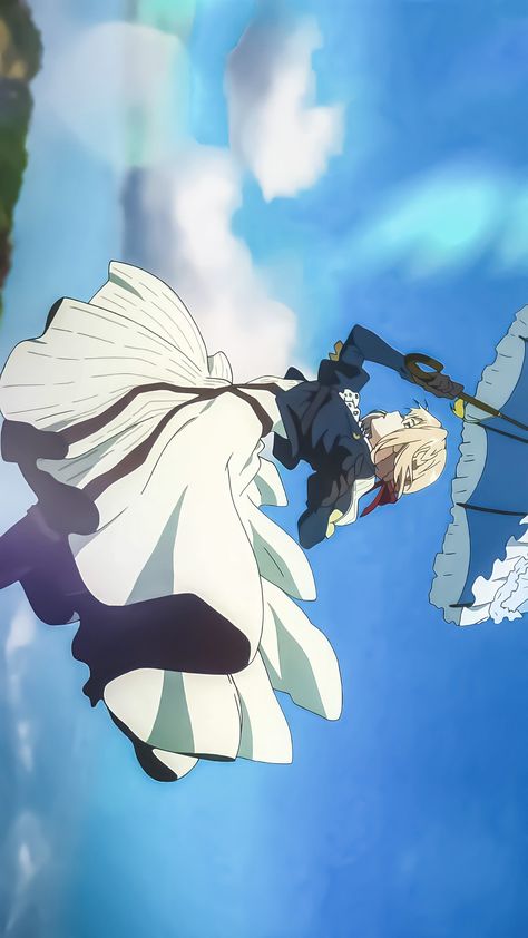 Violet Evergarden Jumping Over Lake, Evergarden Violet, Violet Evergarden Wallpaper, Violet Wallpaper, Blue Lamborghini, Violet Garden, Violet Evergarden Anime, The Ancient Magus Bride, Violet Evergarden