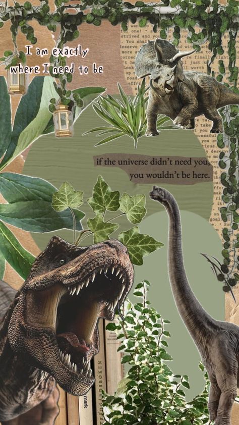 Dinosaur Athstetic, Dinosaur Aesthetic Wallpaper, Paleontology Aesthetic, Dinosaur Aesthetic, Jurassic World Wallpaper, Painted Window Art, Dinosaur Posters, Dinosaur Wallpaper, Collage Art Projects