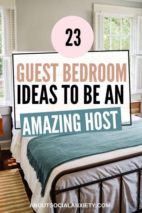 Guest Bedroom With Bathroom Layout, What To Have In A Guest Bedroom, Guest Room Touches, Guest Room Makeover On A Budget, How To Decorate A Guest Room, Guest Room Set Up, Best Guest Room Ideas, Cheap Guest Bedroom Ideas, Guestrooms Ideas Decor