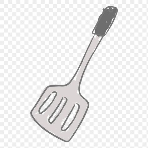 Spatula Illustration, Spatula Drawing, Cooking Png, Preschool Planning, Kitchen Spatula, Bakery Logo, Free Illustrations, Design Element, Free Image