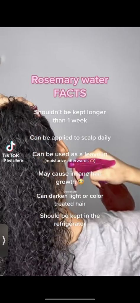 Rosewater For Hair Growth, Rose Marry Water For Hair Growth, Growing Hair Out Hairstyles, Rosemary Water For Hair Growth Results, Rosemary Water Benefits, Rosemary Water For Hair Growth, Rosemary Oil For Hair Growth, Herbal Hair Growth, Natural Hair Care Routine