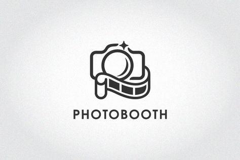 Photobooth Logo Project by Kamola Fayzieva, via Behance Photo Booth Logo Design, Photobooth Logo, Photo Booth Logo, Seasons Photography, Logo Idea, Cafe Logo, Logo Project, Polaroid Photos, Logo Restaurant