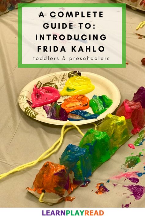 A Complete Guide to Introducing Frida Kahlo Artists For Preschoolers, Frida Kahlo Crafts For Preschool, Frida Kahlo Printables Free, Frida Kahlo For Preschool, Frida Kahlo Art Projects For Preschool, Frida Kahlo Kindergarten Art Projects, Frida Kahlo Projects For Kids, Frida Kahlo Elementary Art Lessons, Frida Kahlo Activities For Kids