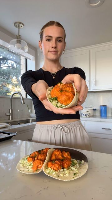 Buffalo Cauliflower Tacos, Cauliflower Tacos, Vegan Ranch, Buffalo Cauliflower, Small Bites, Every Single Day, Tortillas, Almond Flour, Hot Sauce