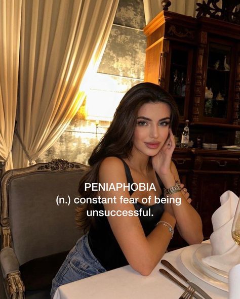 3 fears you didn’t know you had: KOINOPHOBIA (n.) the fear of living an ordinary life. ATYCHIPHOBIA (n.) the fear of failure and not being good enough. PENIAPHOBIA (n.) constant fear of being unsuccessful. Save for later 🤍 #motivation #discipline #inspiration #selfimprovement #bosslady #girlboss #moneymindset #success #growth #growthmindset #feminineenergy [ Overcoming fears, personal growth, fear of failure, self awareness, emotional health, mental wellness, self improvement, fear of... Fear Of Not Being Good Enough, Discipline Inspiration, Not Being Good Enough, Being Good Enough, The Fear Of Failure, Fear Of Failure, Motivational Videos For Success, Ordinary Life, Save For Later