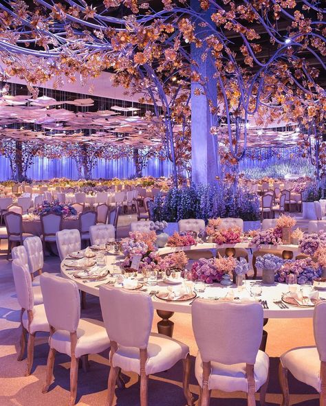 In this #Doha, #Qatar-based wedding, @designlabevents transformed the reception venue into a luxurious, whimsical wonderland. #repost Upscale Wedding Decor, Lebanese Wedding, Luxury Weddings Reception, Rustic Wedding Decorations, Salou, Wedding Goals, Banquet Hall, Wedding Deco, Romantic Weddings