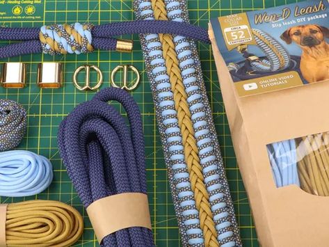 Blog Paracord Dog Leash Tutorial, Slip Leash, Paracord Dog Leash, Paracord Tutorial, Diy Dog Stuff, Dog Collars, Dog Leash, Paracord, Pet Shop