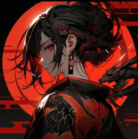 Red Eyed Anime Characters, Red Profile Picture, Picture Icon, Animated Icons, Anime Couples Drawings, Red Eyes, Dark Anime, Cute Anime Pics, Anime Artwork