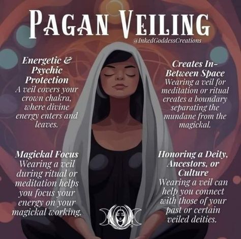 Pagan Veiling Witches, Veiling In Witchcraft, Pagan Veiling, Hellenic Paganism, Goddess Magick, Witchcraft Spells For Beginners, Become Popular, Spells For Beginners, Green Witchcraft