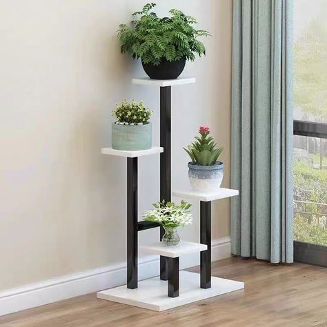 Flower Plant Stand, Indoor 5 Tier Metal Plant Stand Flower Pots Stand https://m.alibaba.com/product/1600302783003/Flower-Plant-Stand,-Indoor-5-Tier.html?__sceneInfo={"cacheTime":"1800000","type":"appDetailShare"} Indoor Plant Shelves, Balkon Decor, Indoor Balcony, Vertical Wall Planters, Support Pour Plante, Flower Bedroom, Nursery Shelves, Support Plante, Balcony Plants