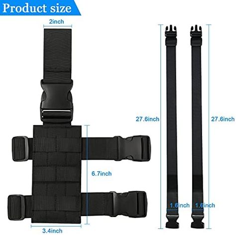 Tactical Leg Holster, Drop Leg Holster, Leg Holster, Molle Panel, Molle Straps, Batman And Batgirl, Water Bottle Pouch, Molle Webbing, Combat Pants