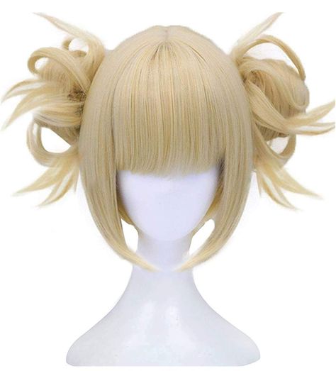 PRICES MAY VARY. ♥♥【Real Design of Wig as Same as the Anime Character】:All Style of our Bonde Wig with Bangs Blond Wig is Designed by Our Professional Cosplayer & Designer. We Have over 10 Years Design Experience & Cooperated with Comic Con ♥♥【Adjustable Cap Size for All Head Circumference】:Blonde Wigs for Women is Designed with 2 adjustable straps , 2 Hooks & Soft Breathable Material Structure.Adjust My Hero Wig Size from Small to Medium to Large.No Worry about Size. ♥♥【Easily Styled by Your Ne Anime Hair Wig, Blonde Cosplay Wig, Wigs Anime, Bangs Fringe, Kawaii Wigs, Blonde Ponytail, Blonde Wigs, Wigs Short, Anime Wigs