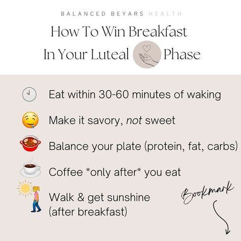 Breakfast For Luteal Phase, Breakfast For Menstrual Phase, Hormonal Phases, Menstrual Phase Breakfast, Luteal Phase Breakfast, Seed Syncing, Period Syncing, Short Luteal Phase, Cycle Synching