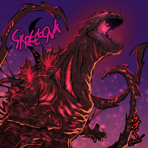 Shin Godzilla Fanart, Shin Godzilla 5th Form, Godzilla Costume, Blood On The Dance Floor, Kaiju Design, Godzilla Wallpaper, Horror Fiction, Kaiju Art, Kaiju Monsters