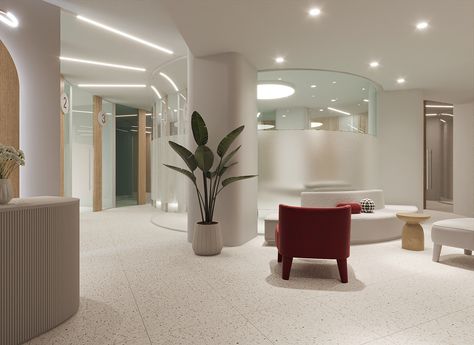 Aesthetic Clinic Design :: Behance Aesthetic Clinic Design, Medical Office Interior, Dental Office Design Interiors, Clinic Interior, Spa Interior Design, Reception Desk Design, Future Office, Dental Design, Clinic Interior Design