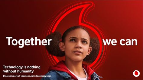 Vodafone unveils ‘Together We Can’ as new global brand positioning Vodafone Advertising, Vodafone Design, Visual Advertising, Brand Positioning, Ad Layout, Adobe Photoshop Design, Self Branding, Creative Advertising Design, Graphic Design Ads