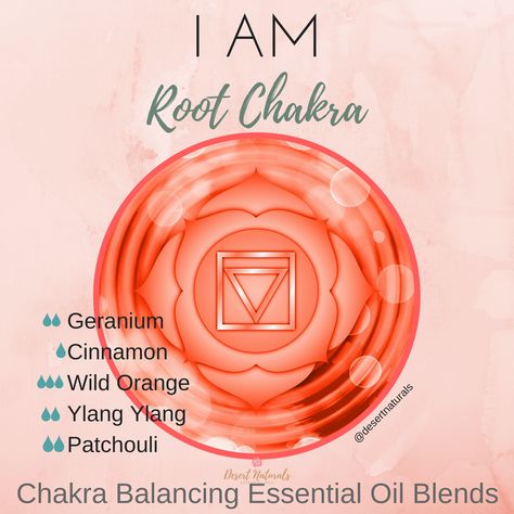 Root Chakra Essential Oil Blend Root Chakra Oils, Essential Oils For Chakras, Chakra Balancing Essential Oils, Grounding Essential Oil, Chakra Heilung, Root Chakra Healing, Essential Oil Combinations, Essential Oil Diffuser Blends Recipes, Essential Oils Herbs