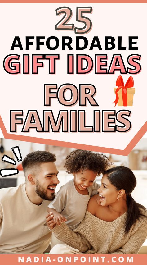 Gifts For The Family Christmas, Holiday Gift Ideas For Family, Family Gift Baskets Ideas, Easy Family Christmas Gifts, Unique Gifts For Family, Gift For A Whole Family, Presents For Families, Family Gift Box Ideas, Cheap Family Gifts For Christmas