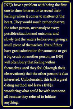 Lol not just matters of the heart and dating stuff. I feel this way about everything. Unless I really really love something. Then my enthusiasm just jumps out without thought. Infj Crush Feelings, Infj Crush, Infj Female, Crush Feelings, Infj Personality Facts, Infj Traits, Infj Things, Infj Psychology, Intj And Infj