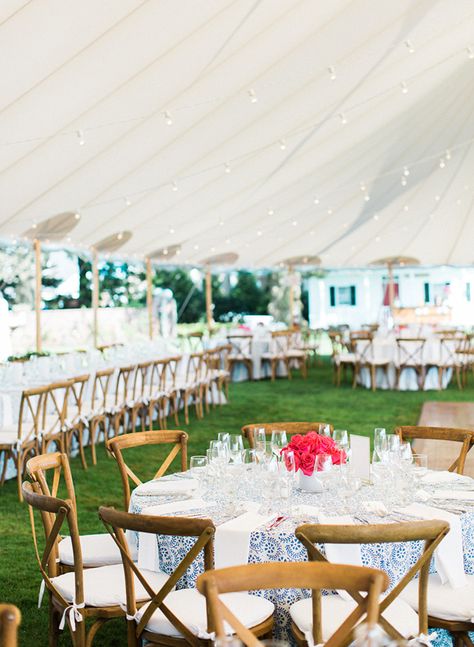 Dos and Don'ts of A Memorial Day Weekend Wedding - Inspired By This Blue Backyard Wedding, Memorial Day Wedding, Labor Day Wedding, Cape Wedding, Weekend Wedding, Bistro Lights, Time To Travel, Reception Tables, Military Wedding