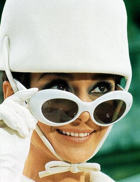 1960's Fashion, Whole Lotta Love, Audrey Hepburn, Sunglasses, White