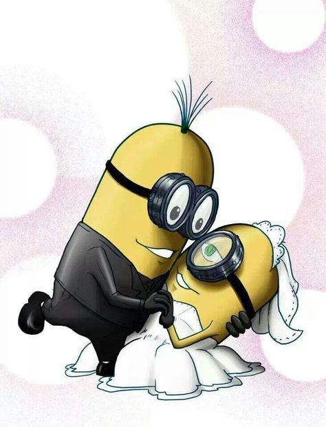 Minion love Minion Kiss, Minion Wedding, Minions Images, Minions Love, Cute Minions, Minions Wallpaper, Minions Despicable Me, Minion Quotes, Minions Quotes